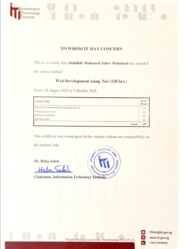 ITI Certificate